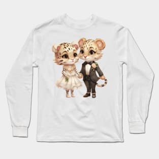 Cheetah Couple Gets Married Long Sleeve T-Shirt